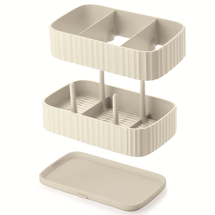 182400156 Органайзер для раковины tidy&safe, молочно-белый Guzzini  - Вид №4