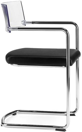 Arte & D Стул для конференций штабелируемый консольный с подлокотниками Slim C1500 nr/tr - Вид №1