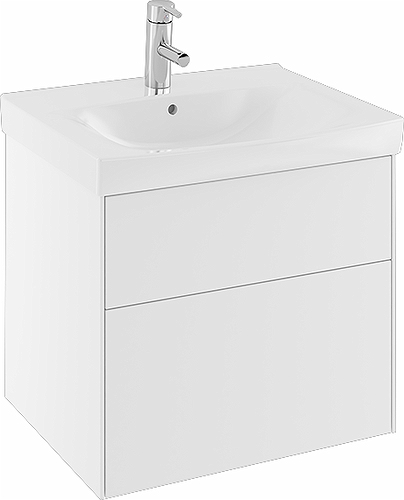 42559 IFO Sense тумба под умывальник с двумя ящиками, W = 900 мм, W1 = 922 мм, мол. - Вид №3