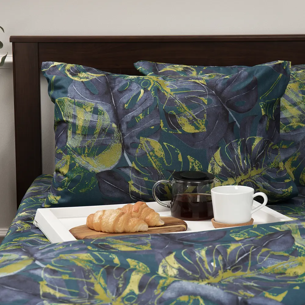 Комплект постельного белья Amore Mio Енвелоп евро полисатин разноцветный STLM-2048225 - Вид №2