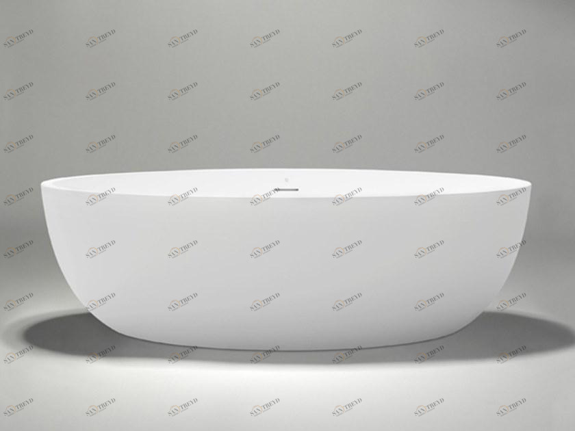 Blu Bathworks® Отдельностоящая овальная ванна цвета blue ∙ stone ™ Azure Bt0305.02