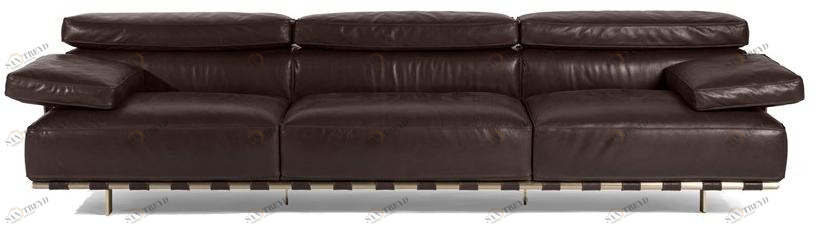 Visionnaire Кожаный диван с подголовником sun-id-1461424