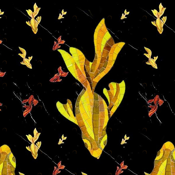 ВСТАВКА ИЗ СТЕКЛЯННОЙ МОЗАИКИ APM - FISH ALMA ХУДОЖЕСТВЕННЫЕ ВСТАВКИ APMFISH