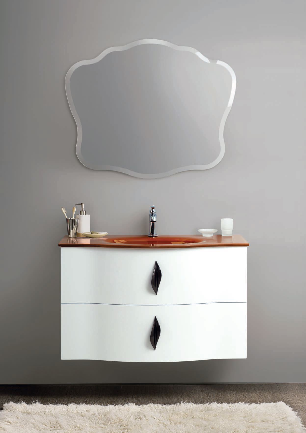 Мебель для ванной CEZARES PETALO-1000-2C-SO-BL-P  - Вид №1