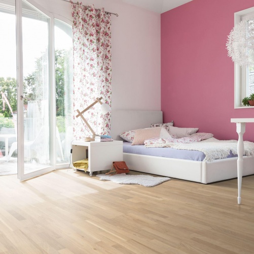 Паркетная доска Haro 4000 Series Top connect выбеленный Дуб Натур с брашью (Текстурированная) 2200х180 мм 531987 - Вид №8