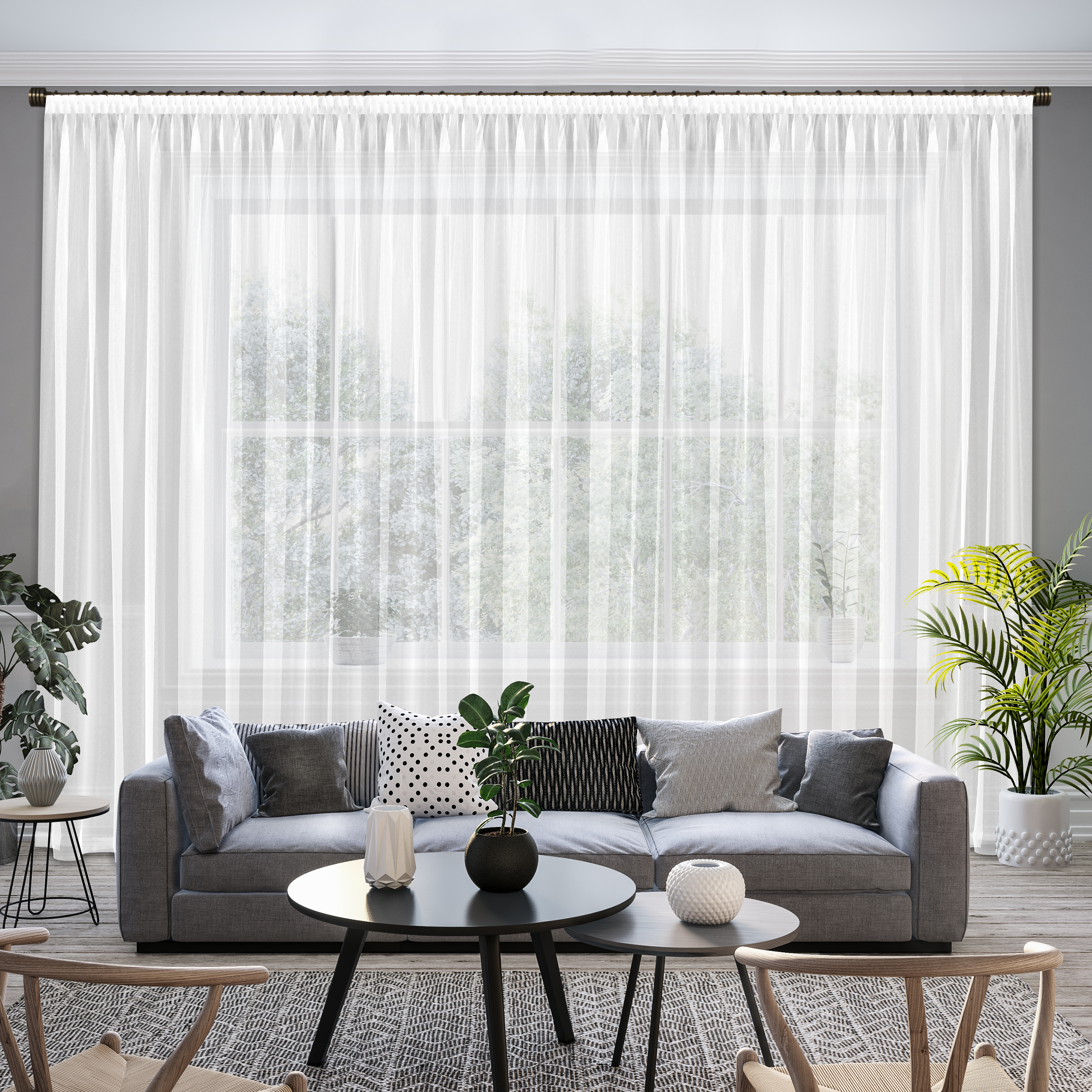 GARDEN Тюль Кристалон - воздушная сетка для элегантных окон 88322617 STLM-0077601 - Вид №4