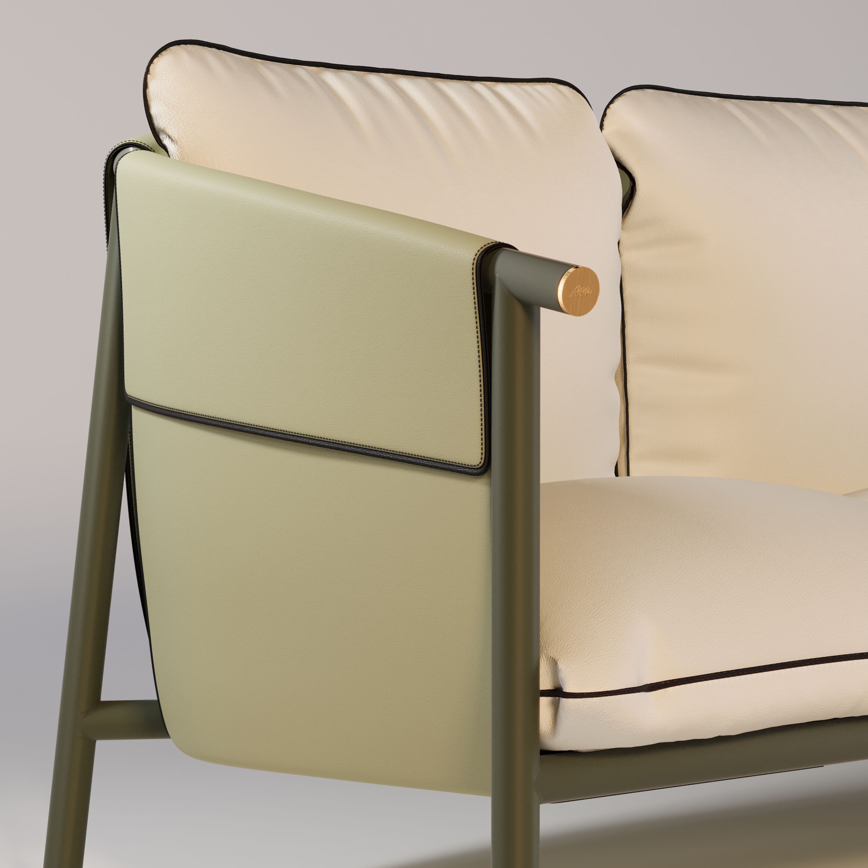 3-местный тканевый садовый диван Myface Селин ARCH-00066597 - Вид №7