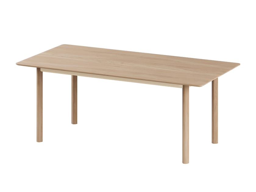 Прямоугольный выдвижной стол из массива дерева Noah Living Wendel ARCH-00047446