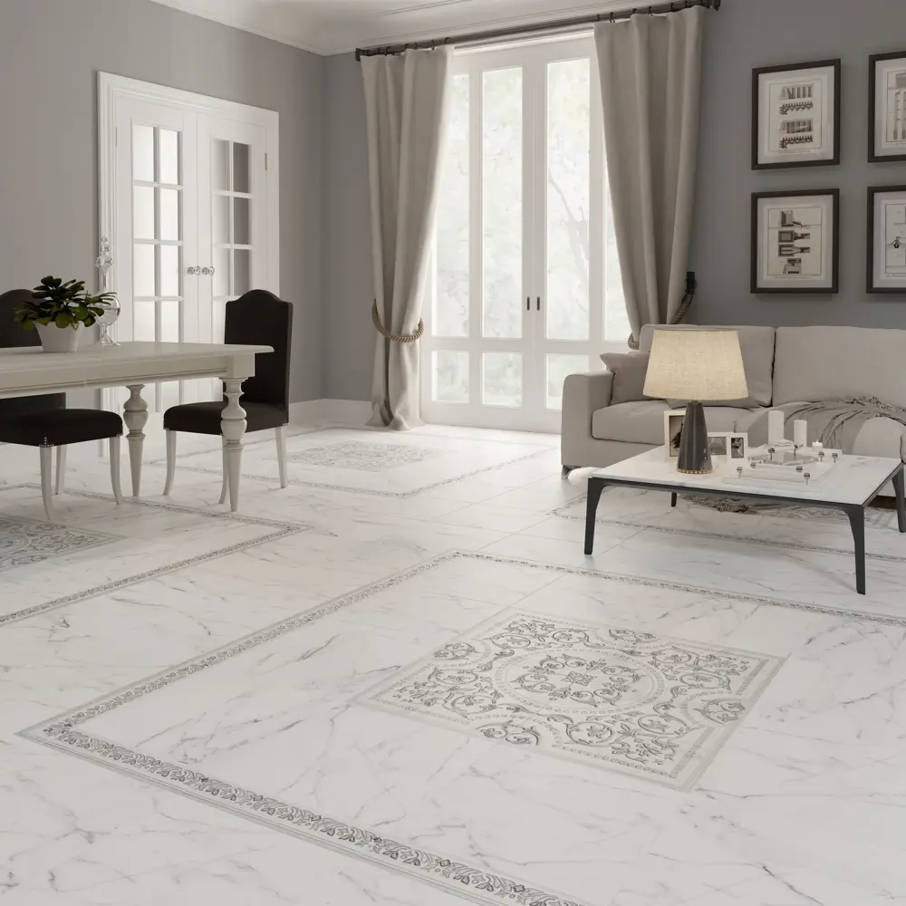 Бордюр Бьянка Carrara 10х45 см LB CERAMICS STLM-2185883 - Вид №3