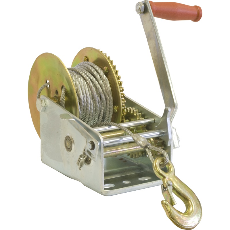 24557 Калибр Лебедка ручная барабанная ЛБ-1100 