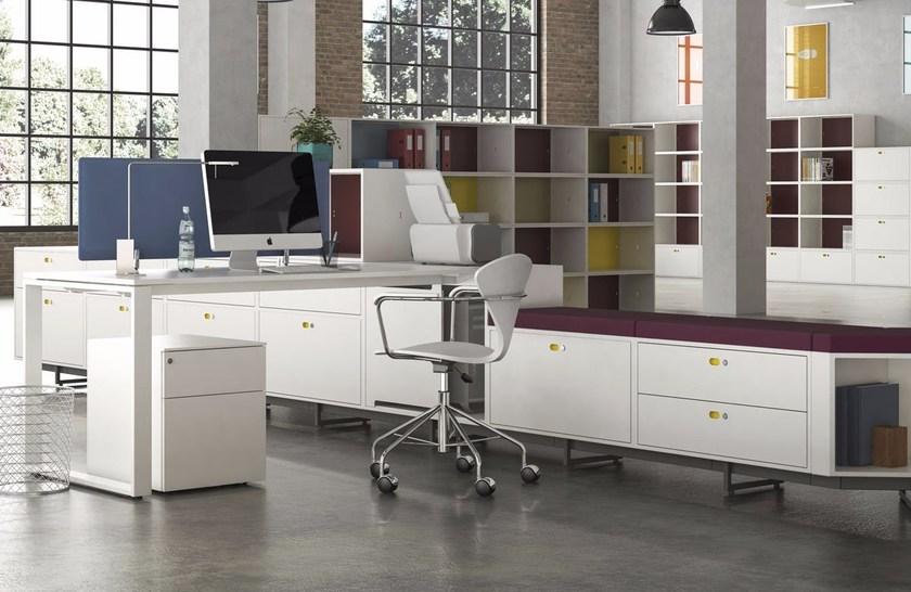 Dieffebi Модульный прямоугольный рабочий стол Dotbox evolution sun-id-1481574 - Вид №5