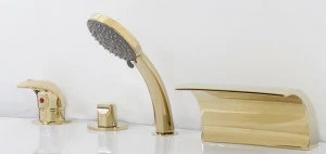 Каскадный смеситель ALPEN Granada золото