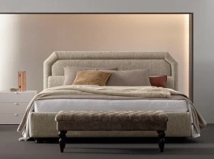 Twils Двуспальная кровать с мягким изголовьем Camille