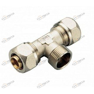 Тройник НР 20х3/4"x20 TIEMME 1600076
