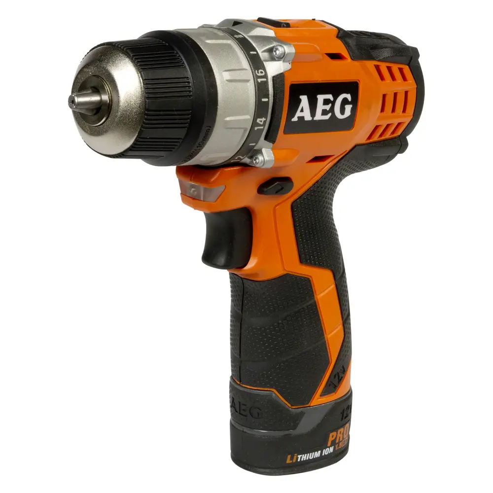 Шуруповерт аккумуляторный AEG BS 12C2, 12 В Li-ion 1.5 Ач 12703301 STLM-2100049 