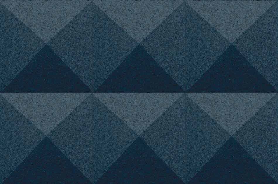 310 112 621 Пробковая 3D-плитка для стен Pyramid Bluemoon GRANORTE 3DForms