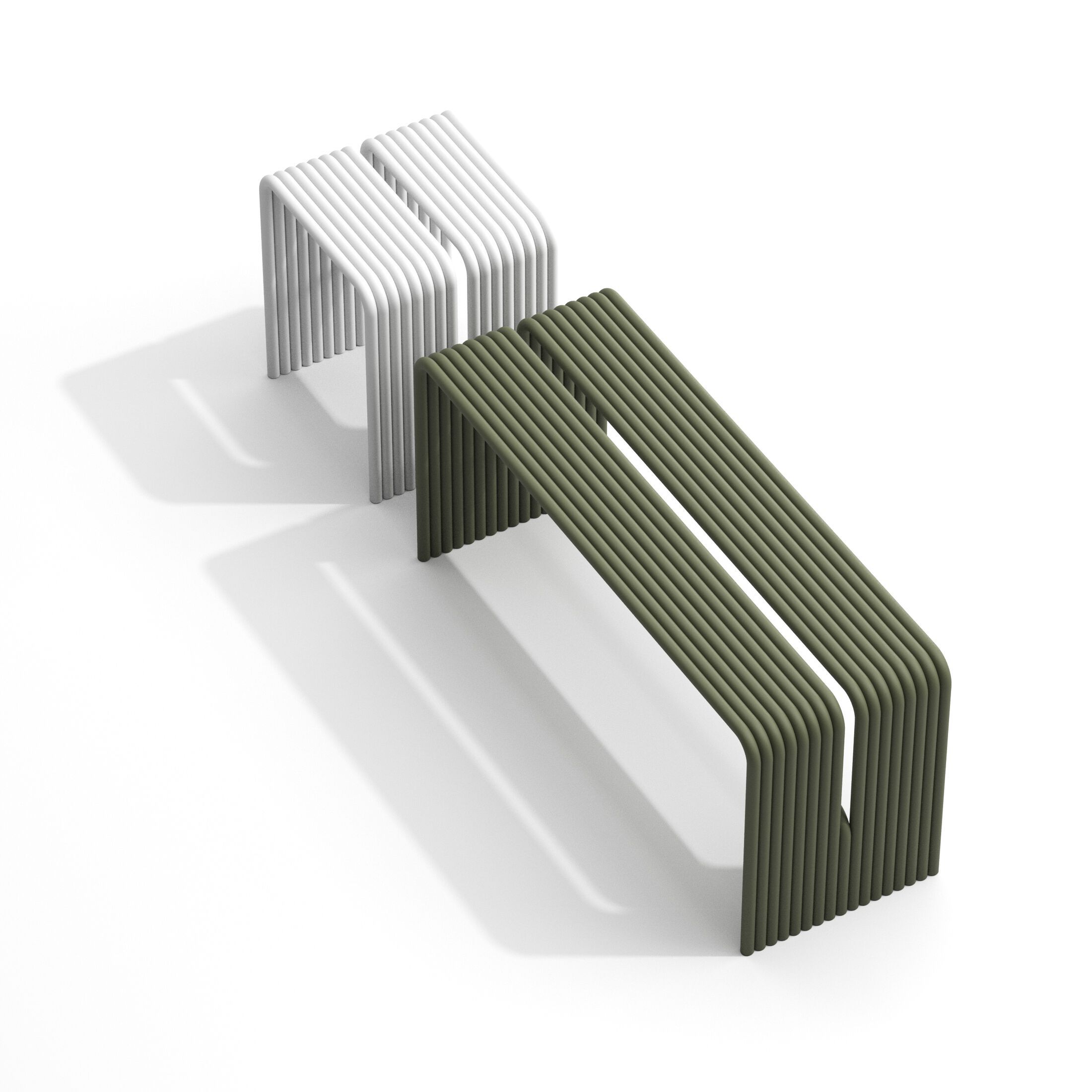 Алюминиевая садовая скамейка с порошковым покрытием Joyf TUbe ARCH-00131269 - Вид №11