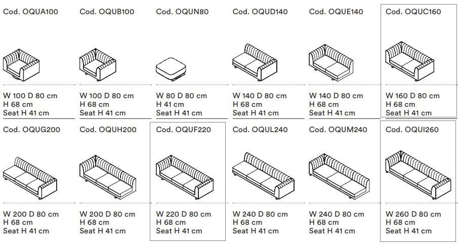 Кожаный диван Tacchini QUILT ARCH-00074430 - Вид №2