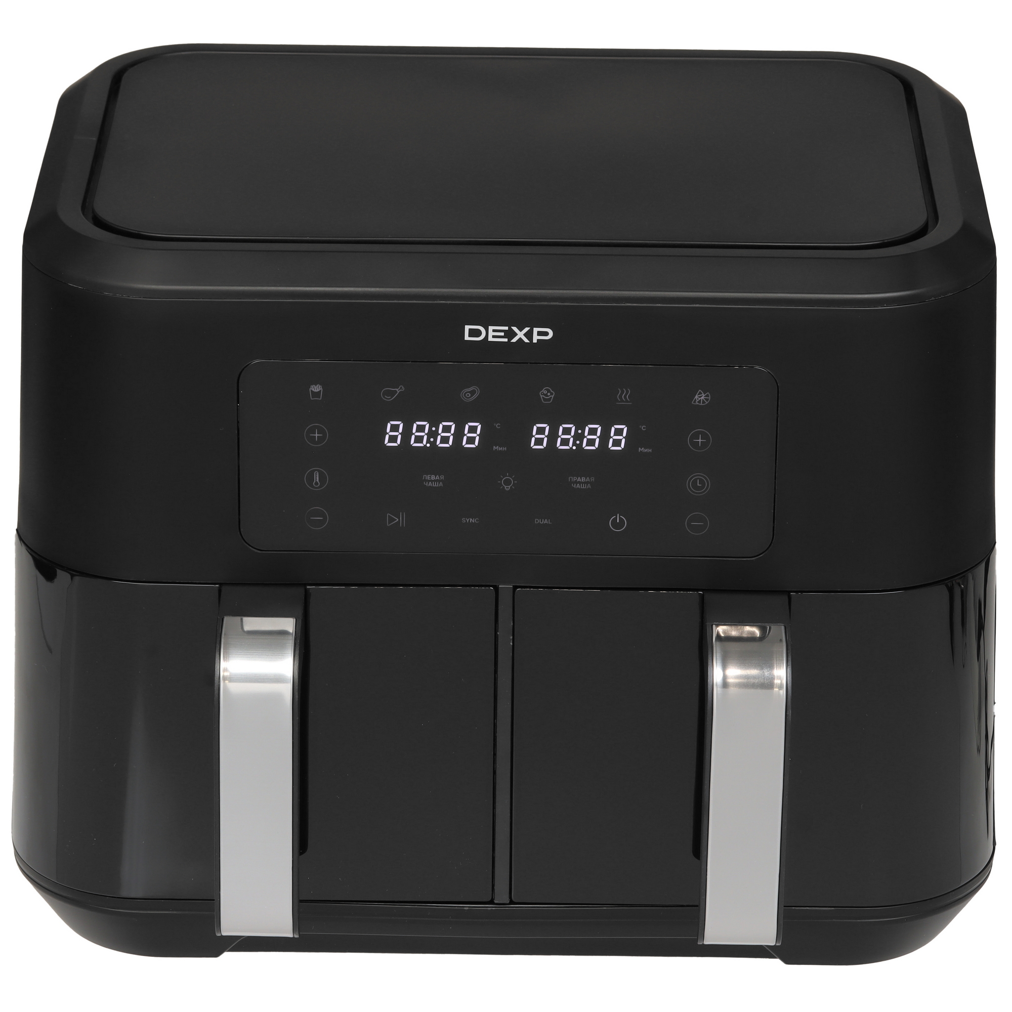 9208124 Аэрогриль DEXP DAF-2208 DoubleFry черный STDN-0063035 - Вид №1