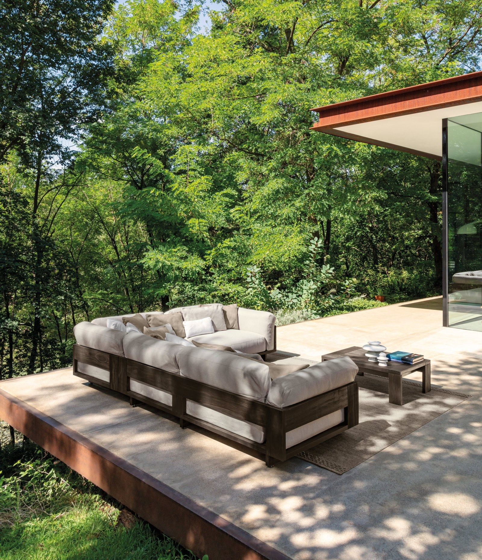 Прямоугольный низкий садовый столик Accoya® Talenti Argo-wood ARCH-00041493 - Вид №6