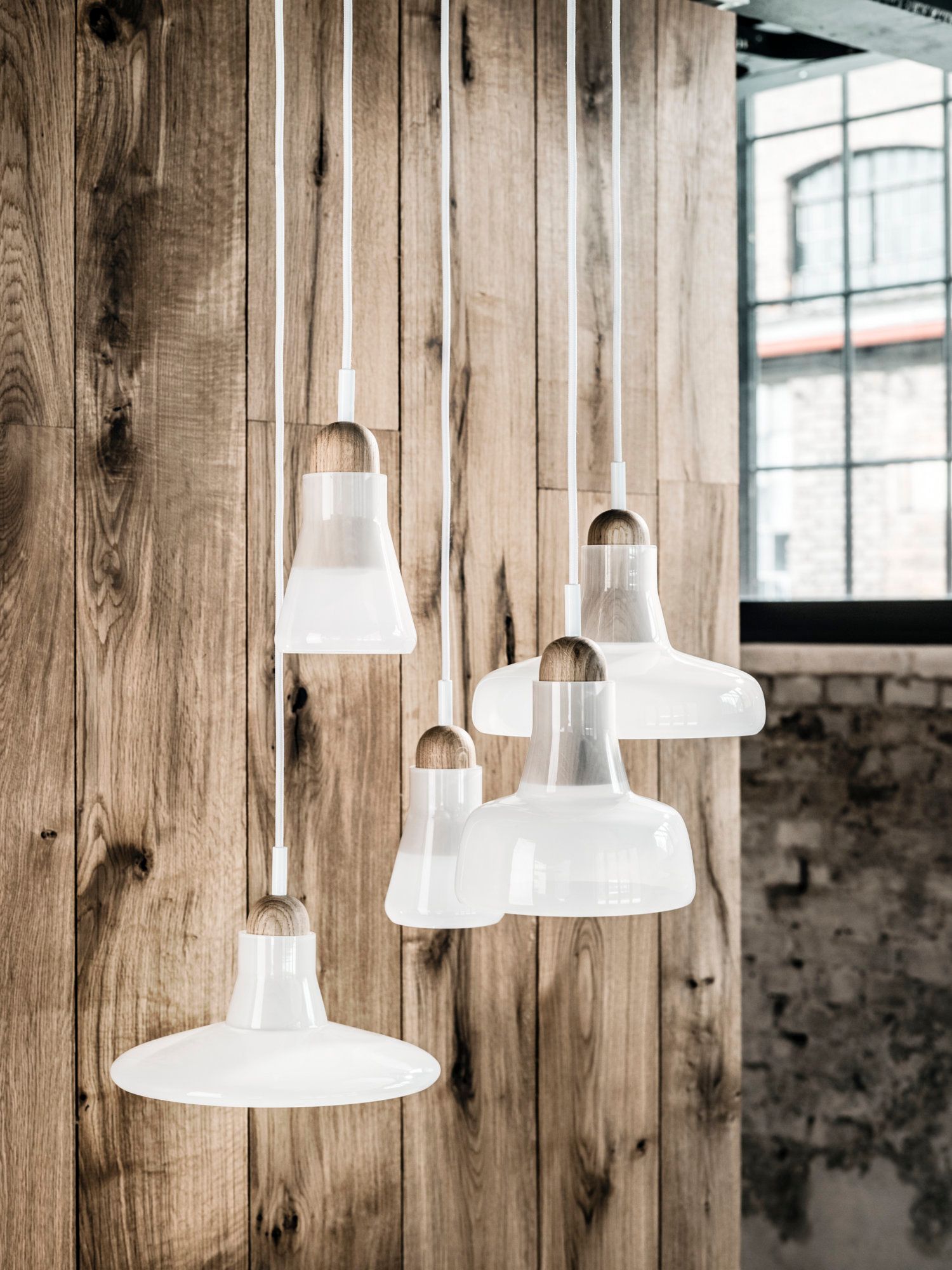 Подвесной светильник из дутого стекла с регулируемой яркостью BROKIS Тени ARCH-00150384 - Вид №13