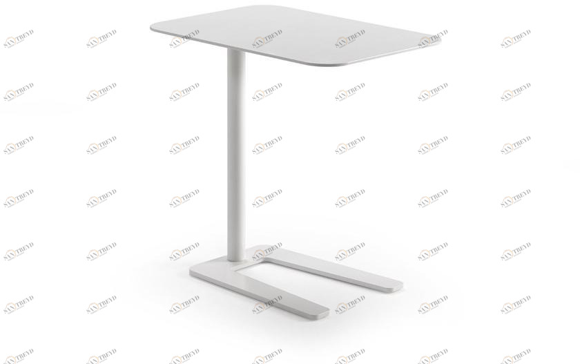 Offecct Приставной столик из лакированного металла с регулируемой высотой sun-id-1378460