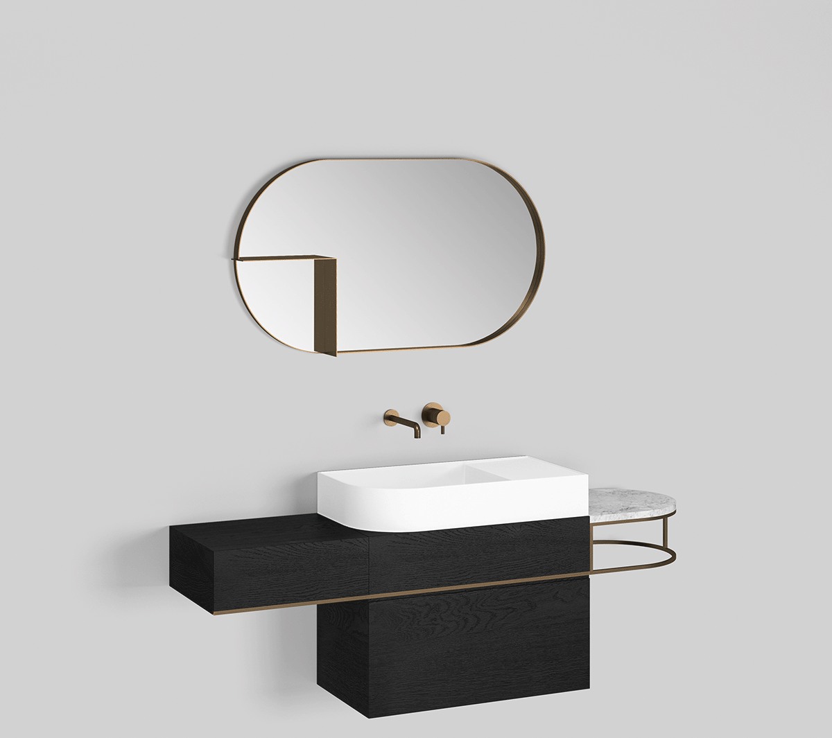 com_EXLAV70DXNOU Накладная раковина на столешницу  прямоугольная Ex.T Nouveau - Вид №6