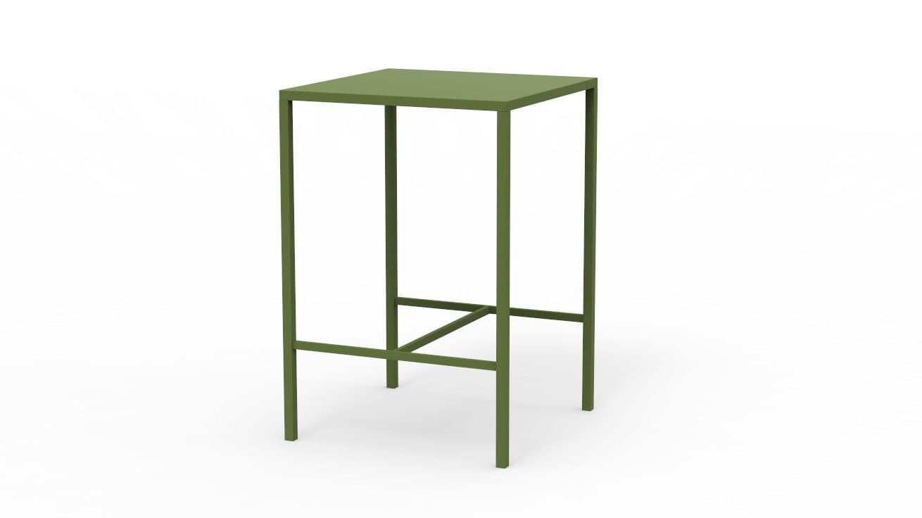 Высокий квадратный металлический садовый стол Vermobil SEASIDE ARCH-00134681 - Вид №21