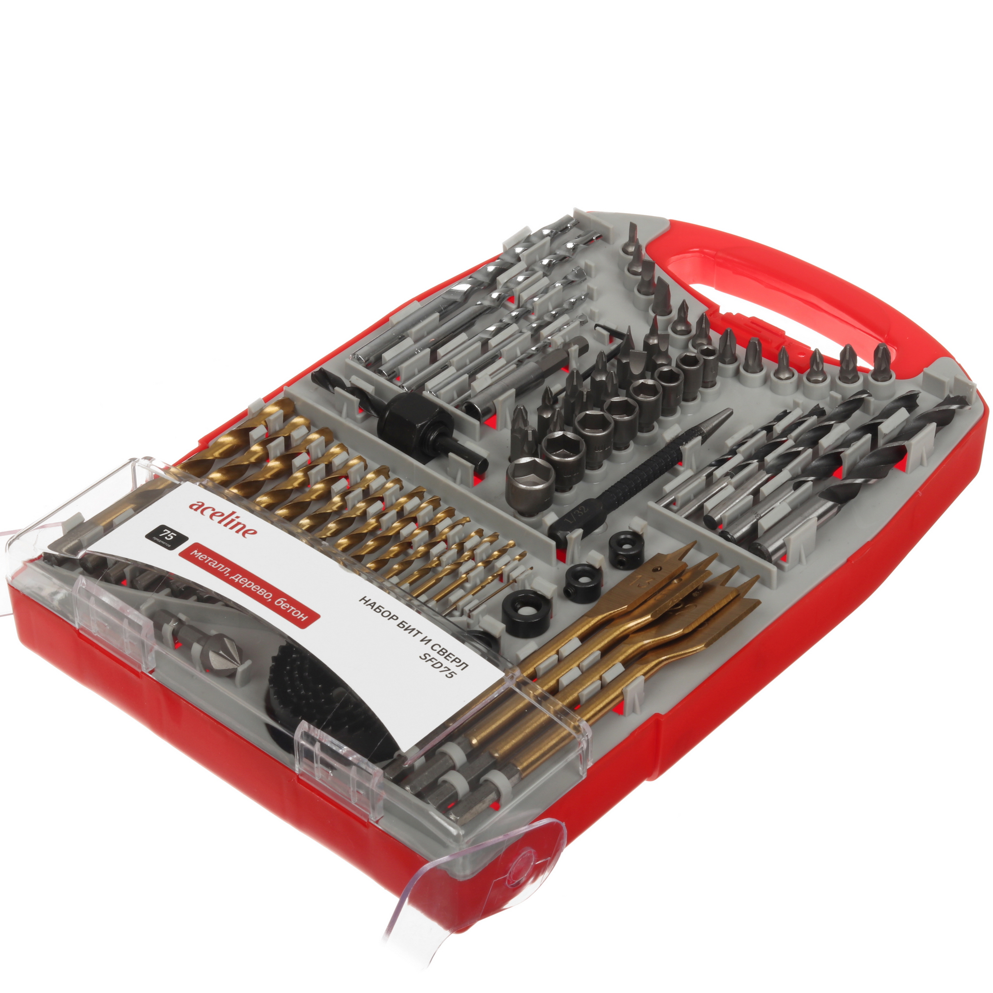 Набор бит и сверл Aceline SFD75 5430491 STDN-0022454 - Вид №2