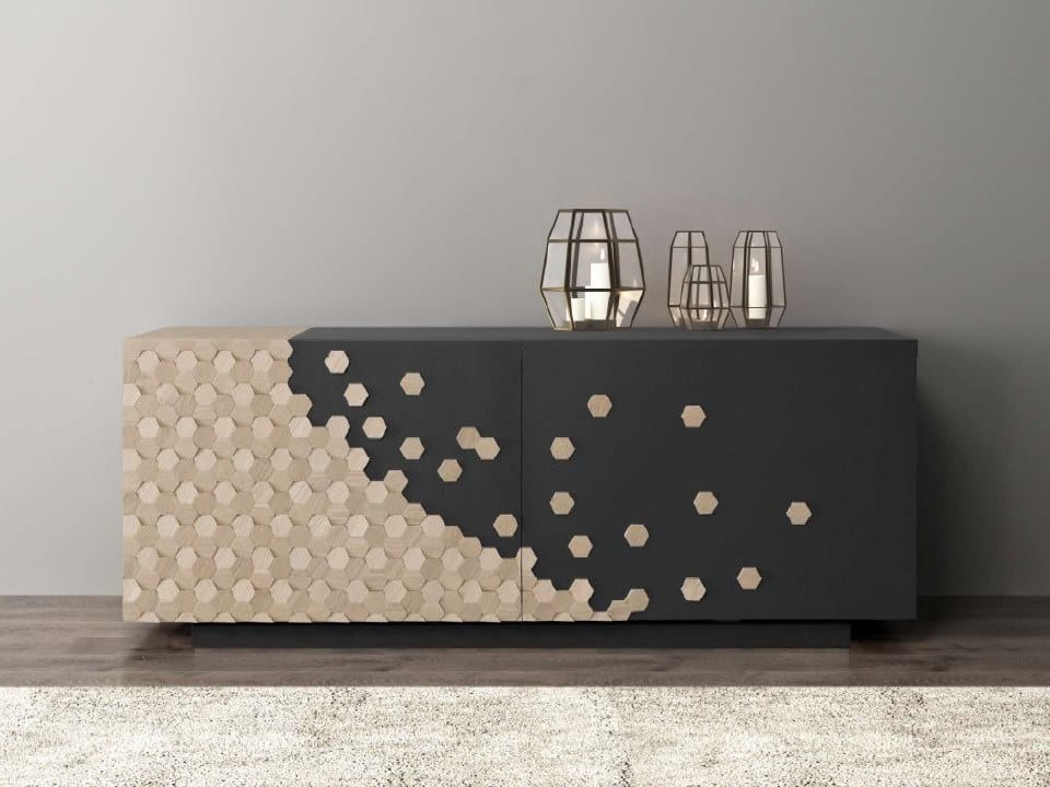 Шкаф с распашными дверями animovel Hexagone ARCH-00094276 - Вид №1