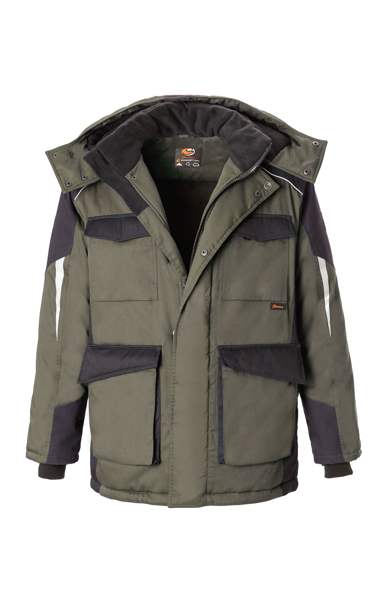 5037902 Костюм утепленный серый хаки графит STATUS  Зимняя спецодежда  размер 64-66/182-188  - Вид №3