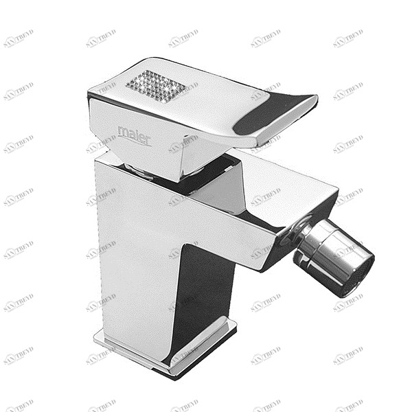 Однорычажный смеситель для биде с клапаном клик-клак 56.011C MAIER SURF DIAMOND 56011C