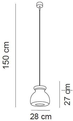 Alma light Светодиодный керамический подвесной светильник Biscuit 5361 - Вид №3