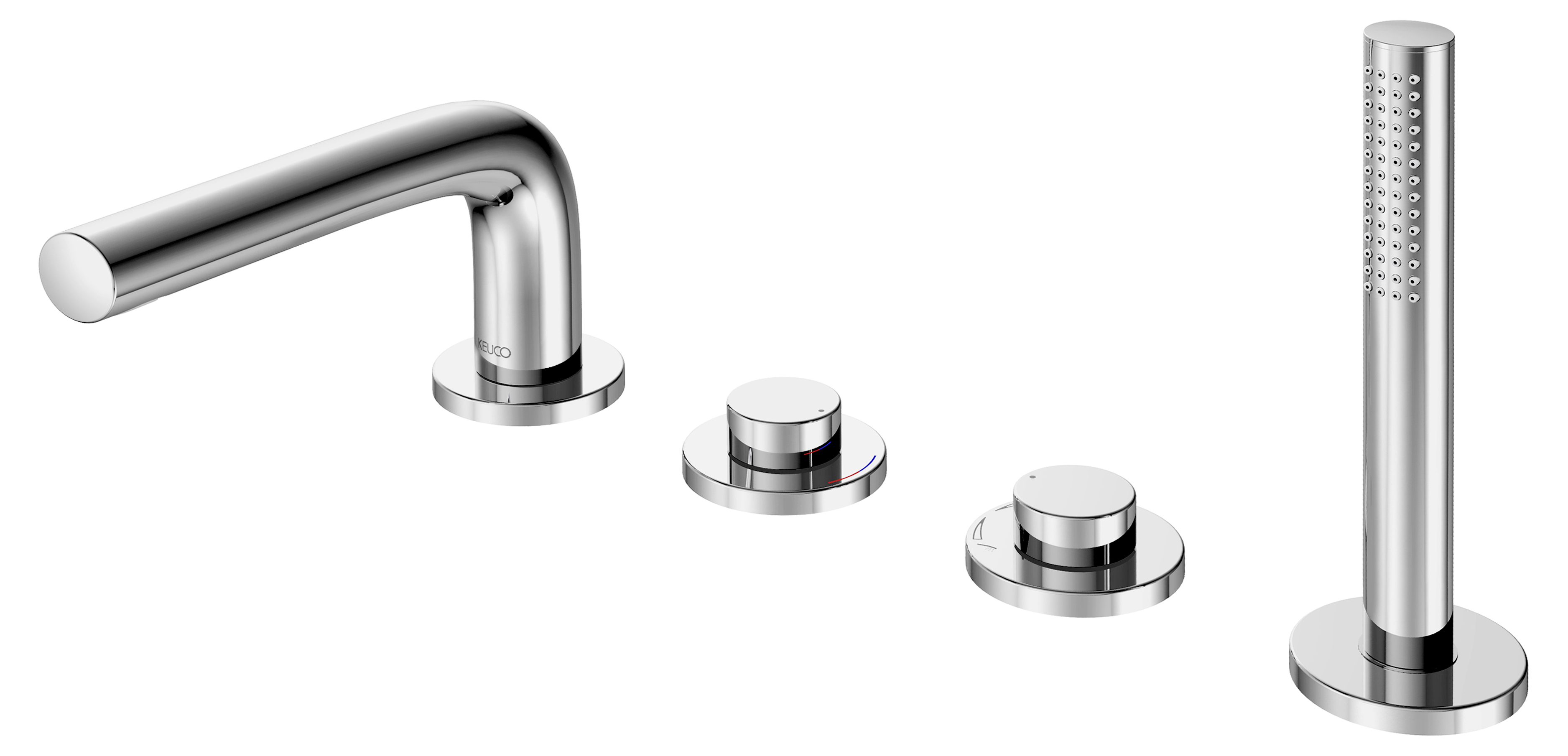 51530130100 Смеситель для ванны KEUCO Edition 400