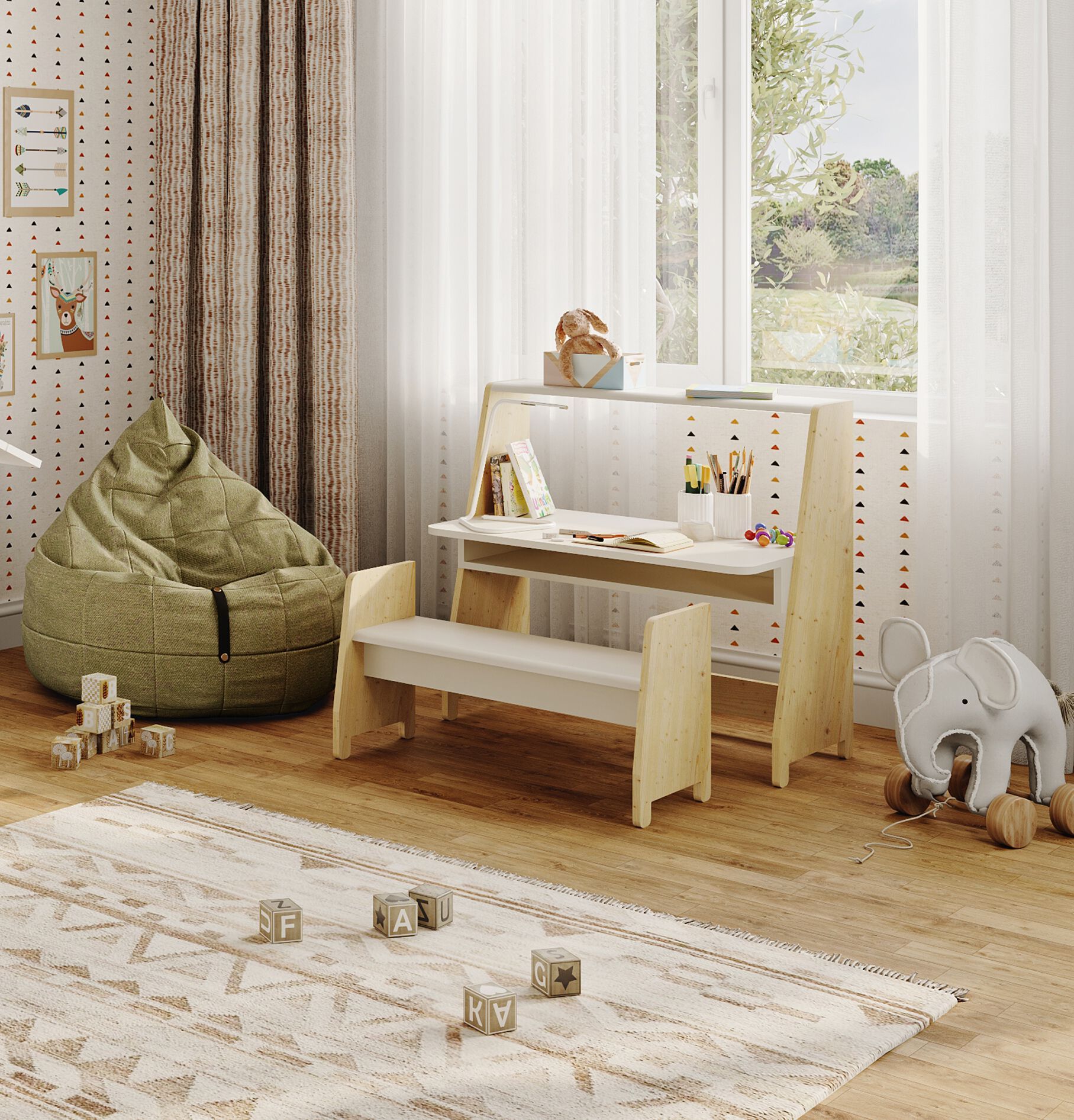 Стол из МДФ Mathy by Bols ASYMETRY ARCH-00066241 - Вид №1