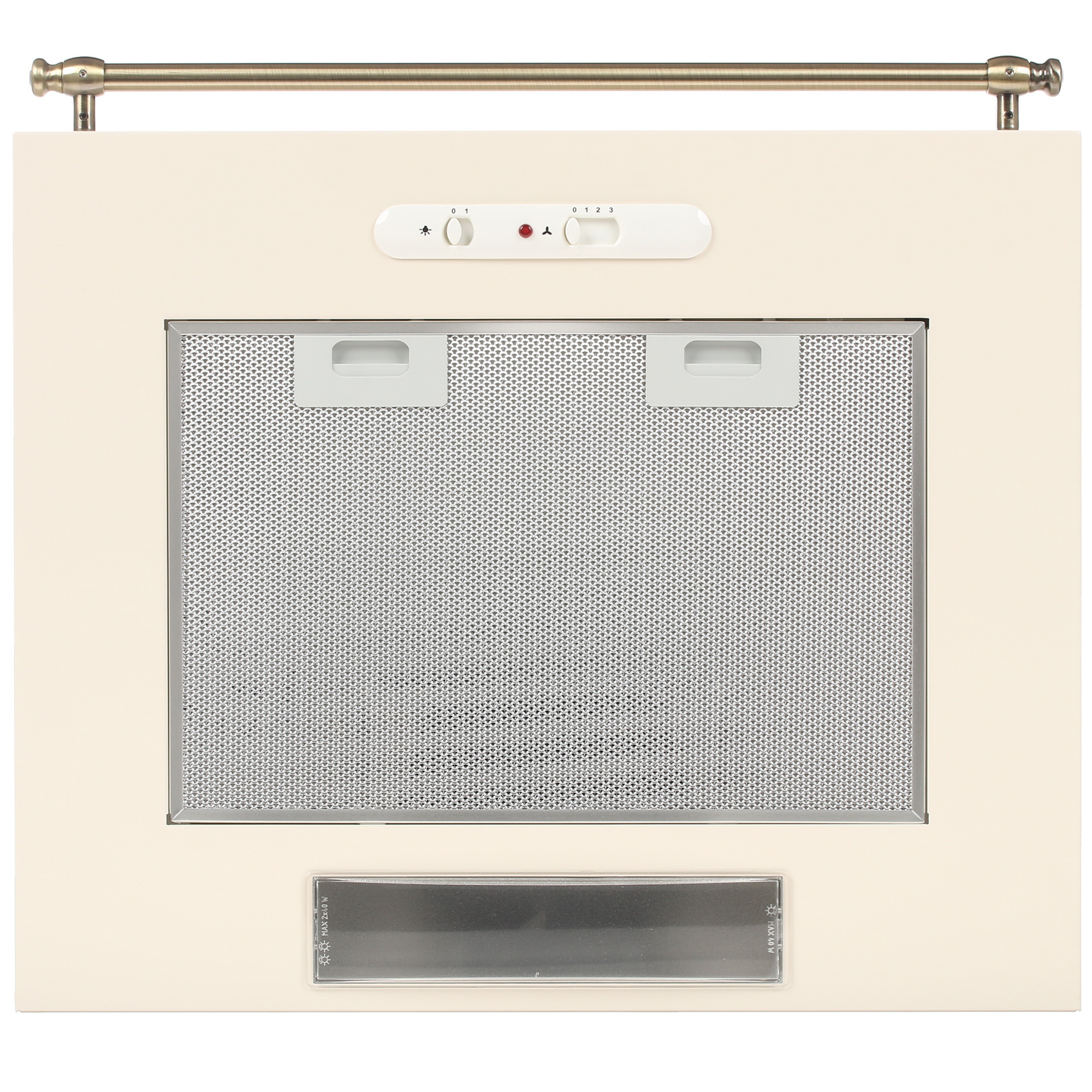 8192988 Вытяжка каминная ELIKOR Грант 60П-400-П3Л бежевый/золотистый STDN-0144502 - Вид №5