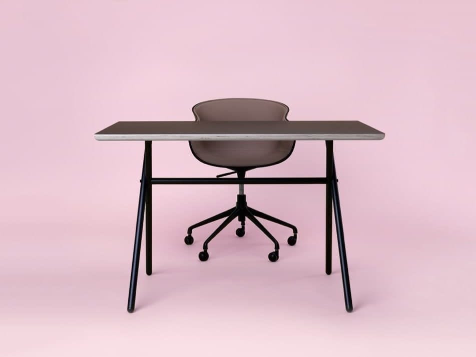 Прямоугольный стол из стали и дерева ONDARRETA Bai ARCH-00096225 - Вид №6