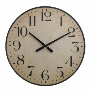 Часы настенные Leonora бежевого цвета TO4ROOMS  214069 Бежевый