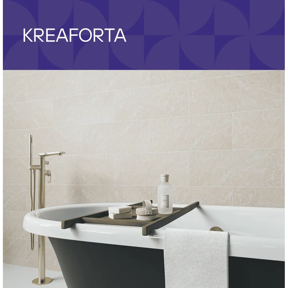 Панель ПВХ Медея бежевый 1200x250x10 мм 1.2 м² (4 шт.) 89454945 STLM-2115892 KREAFORTA  - Вид №1