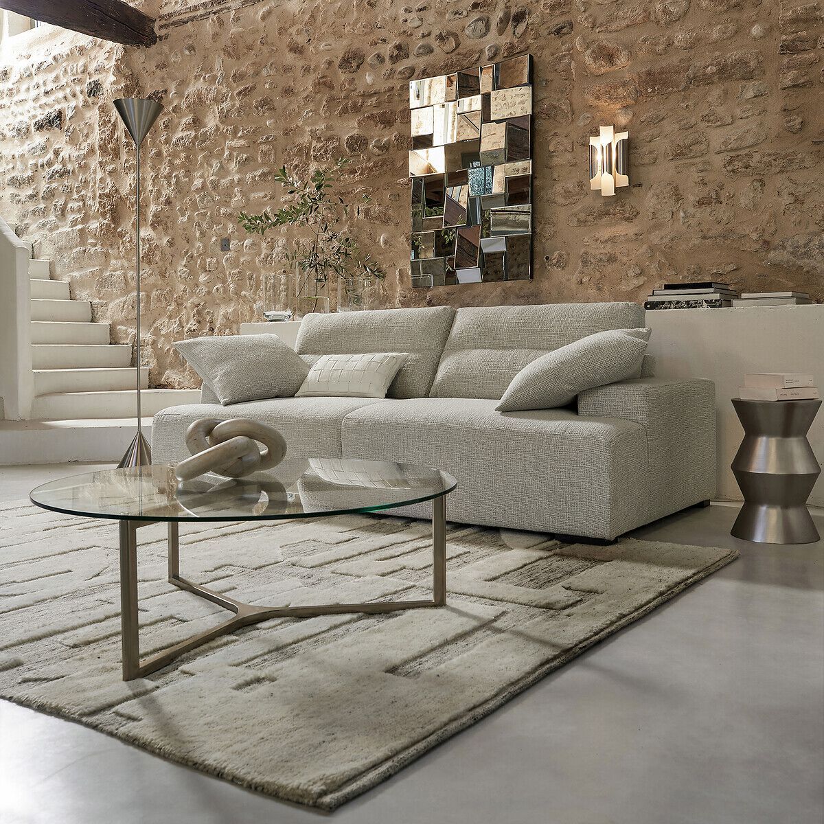 Круглый алюминиевый журнальный столик AMPM CALENDES ARCH-00152759 - Вид №3