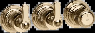 Смеситель для душа 65334 735 Gessi Venti20 ТЕПЛАЯ БРОНЗА PVD