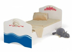 Кровать классика ABC-KING Ocean (190*90) без ящика (для девочки)