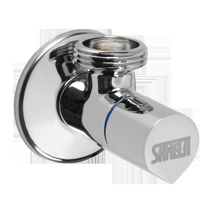 08530 Угловой вентиль, 1/2 x 3/4, с керамическим картриджем SANELA 