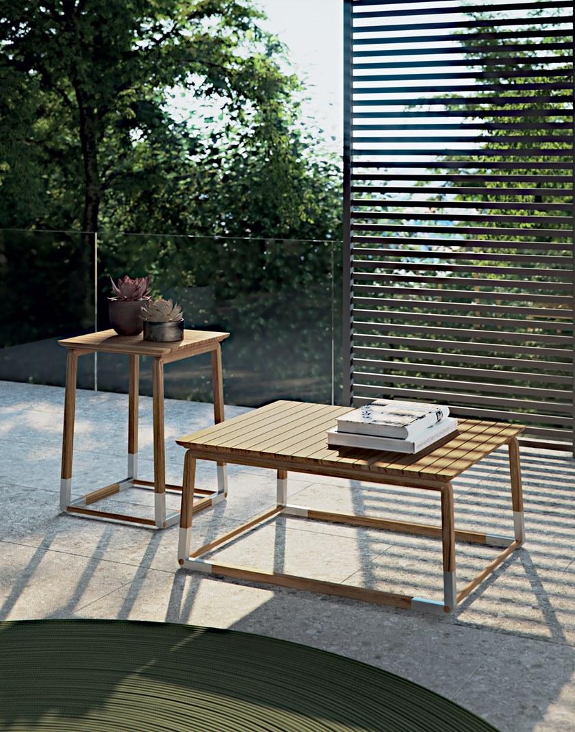 Atmosphera Квадратный садовый столик из тика Cycle Cy.sq - Вид №4