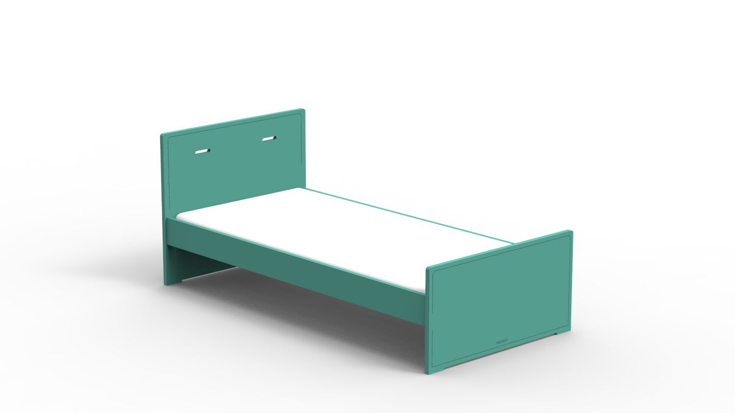 Односпальная кровать для хранения МДФ Mathy by Bols MADAKET ARCH-00068628 - Вид №49