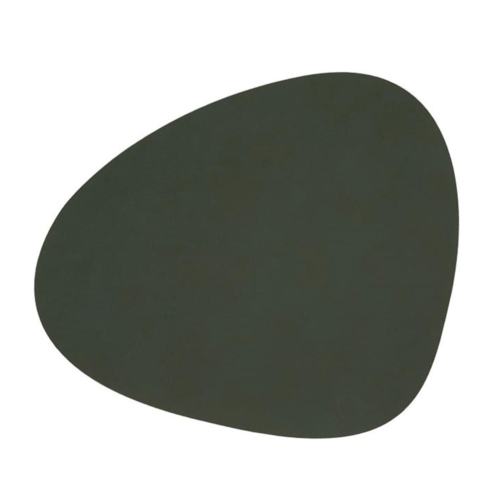 5711590981451 dark green подстановочная салфетка фигурная 24x28 см SERAX NUPO 