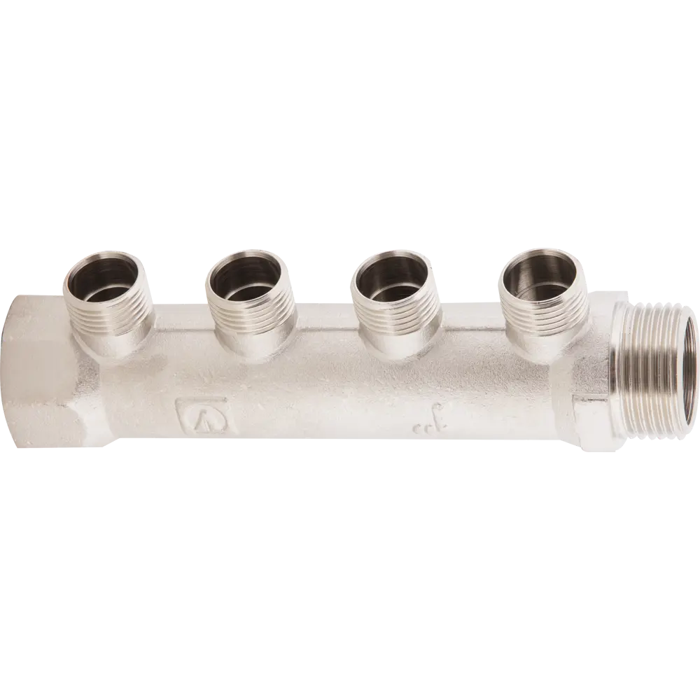 Коллектор с наружной резьбой Valtec на 4 выхода 1"x1/2" VTc.500.N.0604 10527009 STLM-2105402 