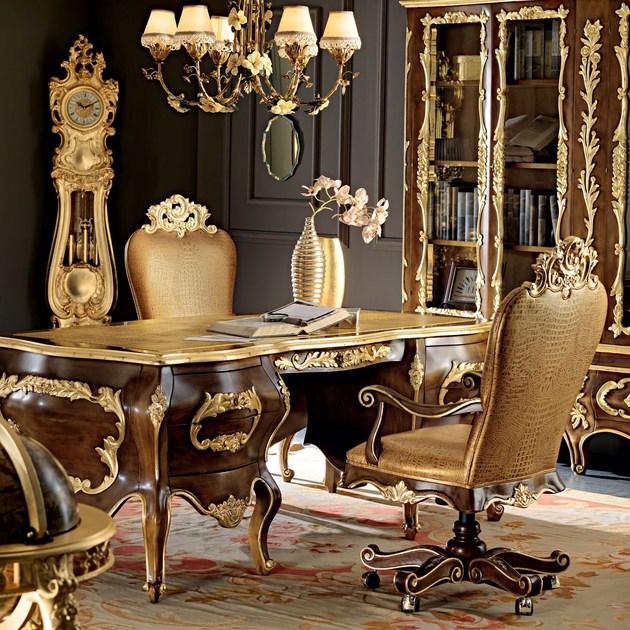 Modenese Gastone Письменный стол из массива дерева с ящиками Villa venezia sun-id-1356764 - Вид №1