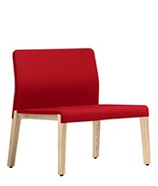 Dalton 664 Кресло с четырьмя ножками на каркасе из ясеня. Сиденье и спинка мягкие. Et al. Dalton