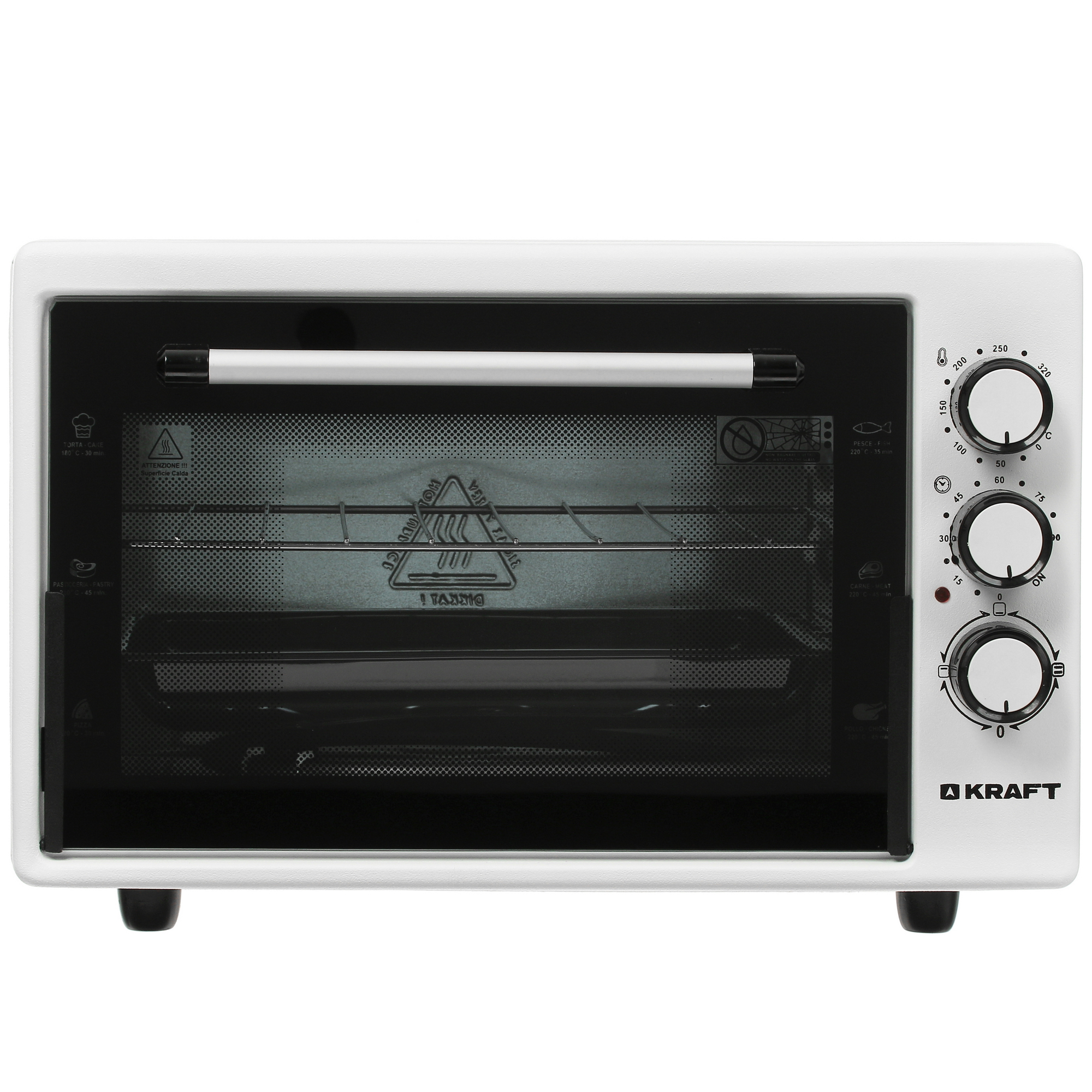 5333041 Мини-печь Kraft KF-MO 3200 W белый STDN-0095293